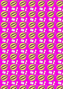 粉色背景香蕉图案无缝纹理