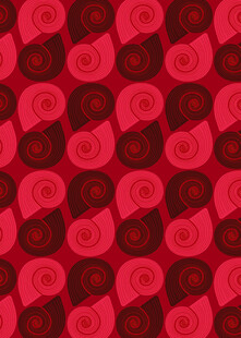 红色玫瑰图案背景纹理