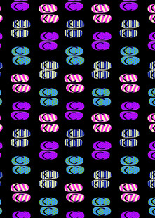 多彩汽车图案无缝背景