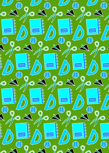 绿色背景几何图案无缝纹理