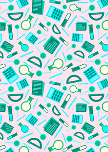 科技元素无缝图案背景