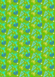 清新绿蓝几何图案纹理