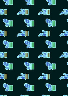 卡通风格电器图案背景图