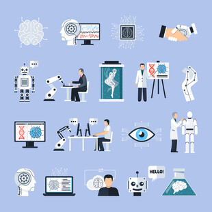 科技与办公场景元素集合