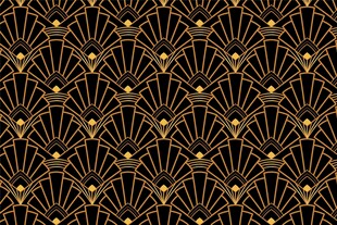 黑金几何图案装饰背景