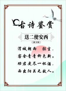 古诗鉴赏之送二使安西