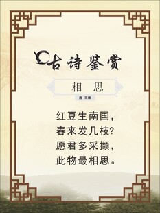 古诗鉴赏之相思诗