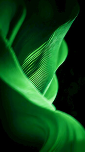 绿色动感线条光影效果