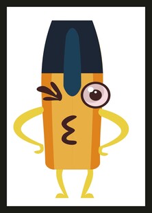 俏皮卡通打火机形象