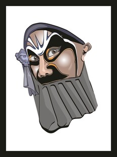 京剧脸谱人物形象