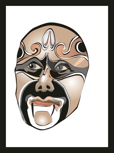 京剧脸谱图案展示