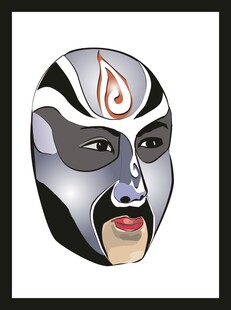 京剧脸谱艺术形象展示