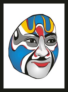 京剧脸谱艺术形象展示