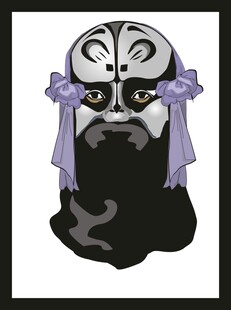 京剧风卡通角色形象