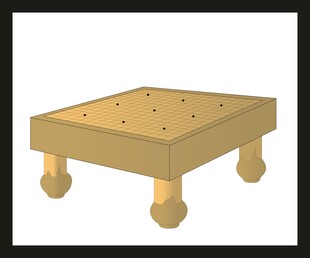 木质矮凳简约家居小物件