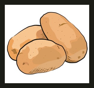 三个土豆插画