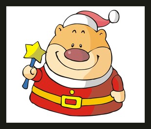 圣诞小熊魔法师