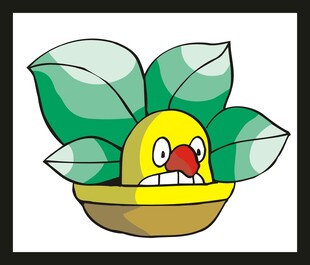 愤怒盆栽植物卡通形象