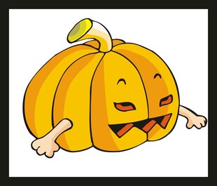 卡通南瓜形象俏皮可爱