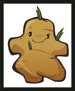 可爱姜饼人卡通形象