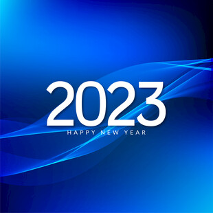 蓝色波浪科技线