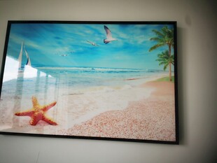 海边美景装饰画