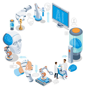 科技医疗研究场景展示