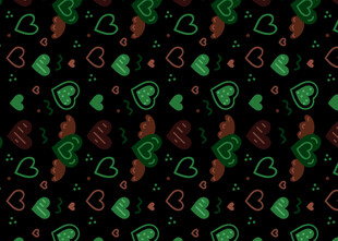 圣诞主题多彩图案背景