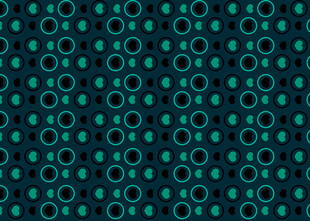 蓝绿相间圆点图案背景