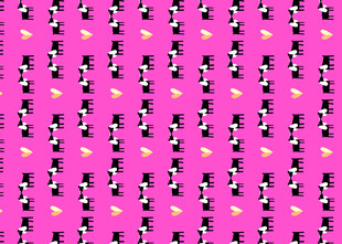 粉色背景卡通图案纹理