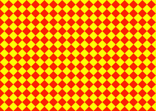 黄色红色格子图案背景