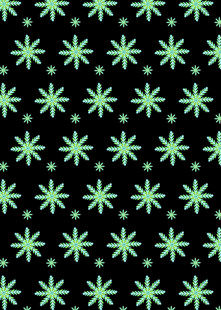 绿色雪花图案背景纹理