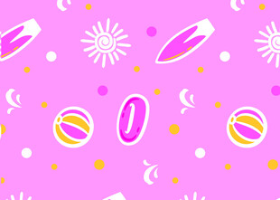 粉色梦幻糖果图案背景