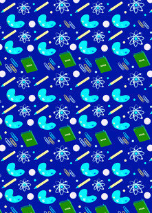 学习元素通图案背景