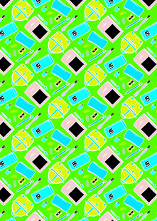 多彩几何图案背景纹理