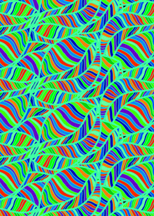 多彩几何图案无缝背景