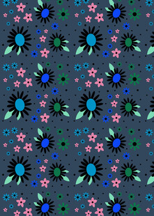 花卉图案背景纹理设计