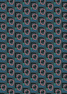 蓝绿色圆形图案纹理背景