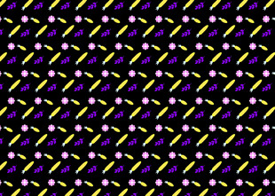 黑色背景上的彩色条纹图案