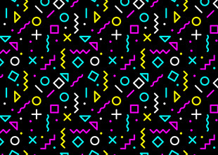 多彩几何图案背景纹理