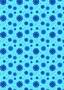 蓝色雪花图案背景纹理