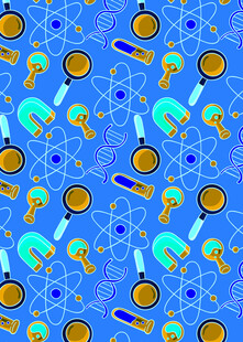 多彩卡通图案背景