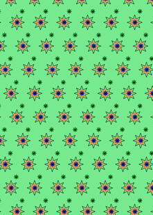 绿色花卉图案背景纹理