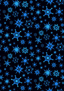 蓝色雪花图案背景纹理