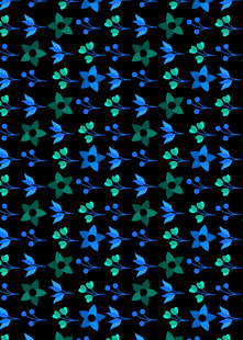 蓝绿星星图案背景