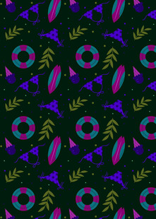 多彩几何图案无缝背景