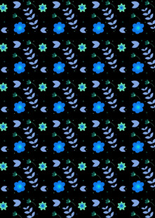 黑色底多彩几何图案纹理