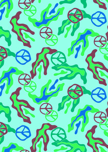 运动主题无缝图案背景