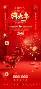 大年初一节气海报