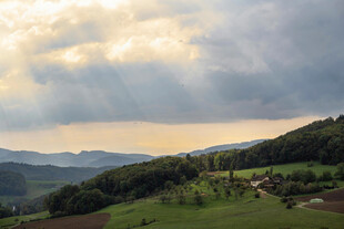 山间田园风光美景